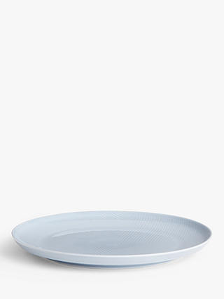 Design Project by John Lewis No.098 Coupe Dinner Plate, 28cm, Blue
