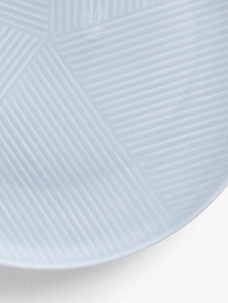 Design Project by John Lewis No.098 Coupe Dinner Plate, 28cm, Blue