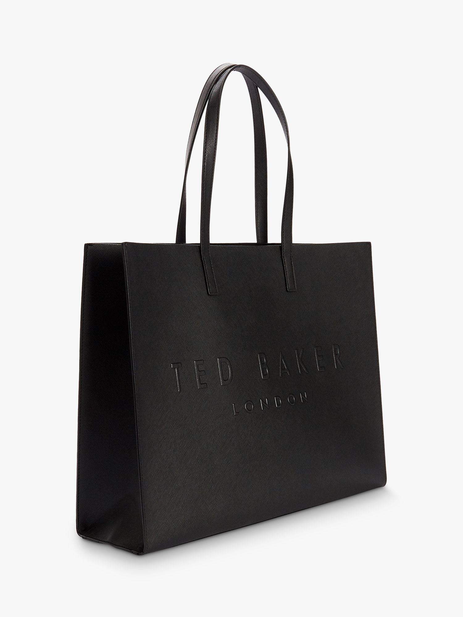 Ted Baker Sukicon Large Icon Shopper Bag, Black at John Lewis & Partners