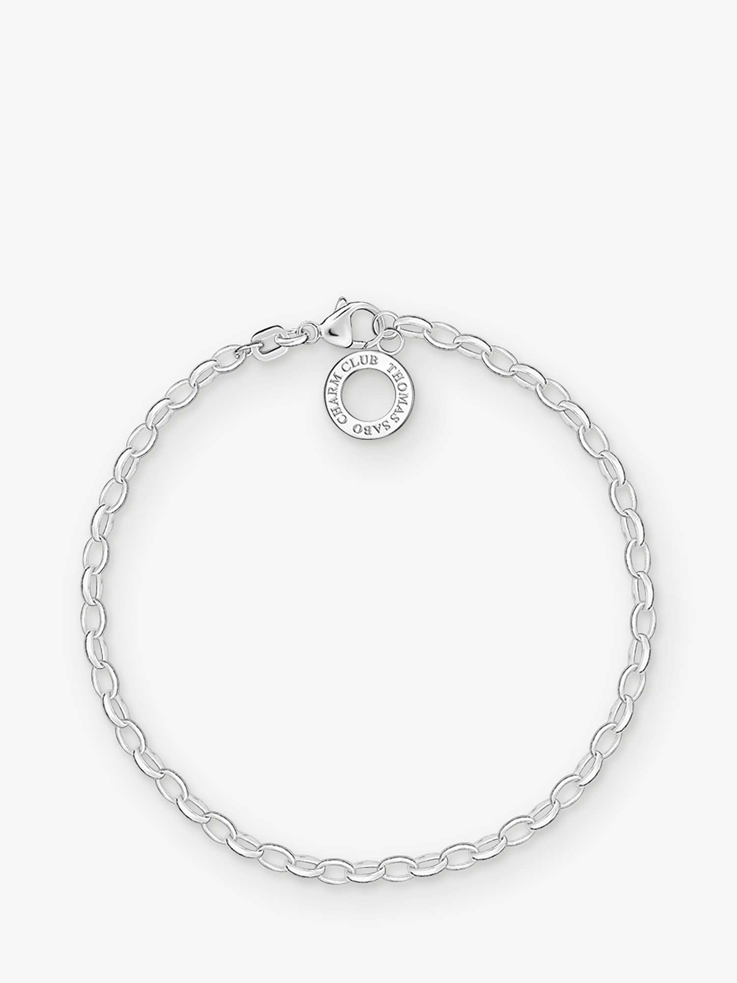 Buy THOMAS SABO Charm Club Chain Bracelet, Silver Online at johnlewis.com