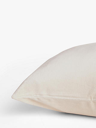 John Lewis & Partners Cotton Velvet Cushion, Nougat