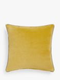 John Lewis Archive Floral Cushion, Yellow
