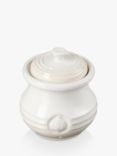 Le Creuset Stoneware Garlic Pot, Meringue