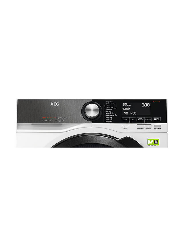 Buy AEG 9000 Series L9FEB969C Freestanding Washing Machine, 9kg Load, 1600rpm Spin, White Online at johnlewis.com