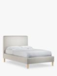 John Lewis Emily Upholstered Bed Frame, Small Double, Relaxed Linen Putty