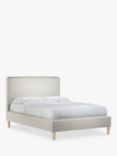 John Lewis Emily Upholstered Bed Frame, Double, Relaxed Linen Putty
