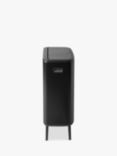 Brabantia Bo Hi Recycling Touch Bin, 2 x 30L, Matt Black