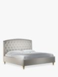 John Lewis Rouen Upholstered Bed Frame, Super King Size, Relaxed Linen Putty