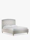 John Lewis Rouen Upholstered Bed Frame, King Size, Relaxed Linen Putty