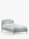John Lewis Grace Upholstered Bed Frame, Small Double, Soft Touch Chenille Duck Egg