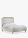 John Lewis Rouen Upholstered Bed Frame, Double, Relaxed Linen Putty