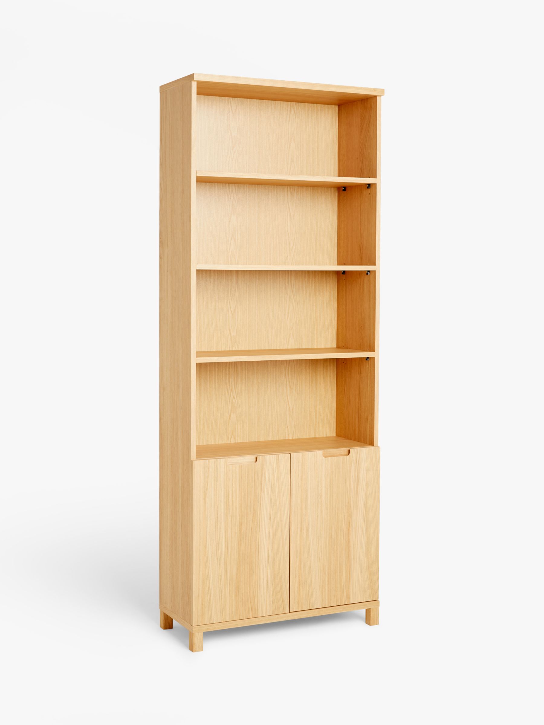 Photo of John lewis abacus storage bookcase natural fsc certified -oak oak veneer-