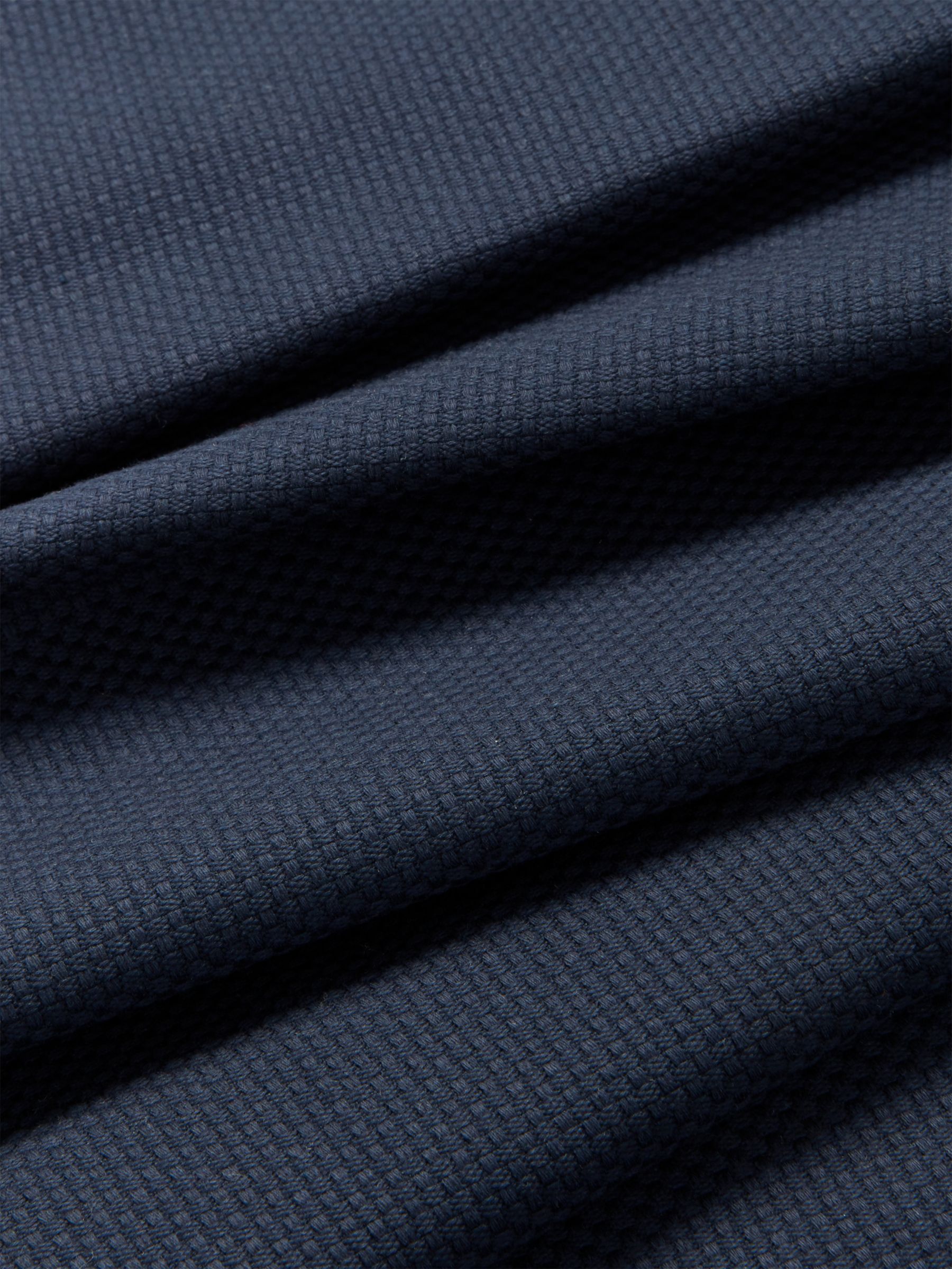 John Lewis Recycled Basketweave Furnishing Fabric, Navy