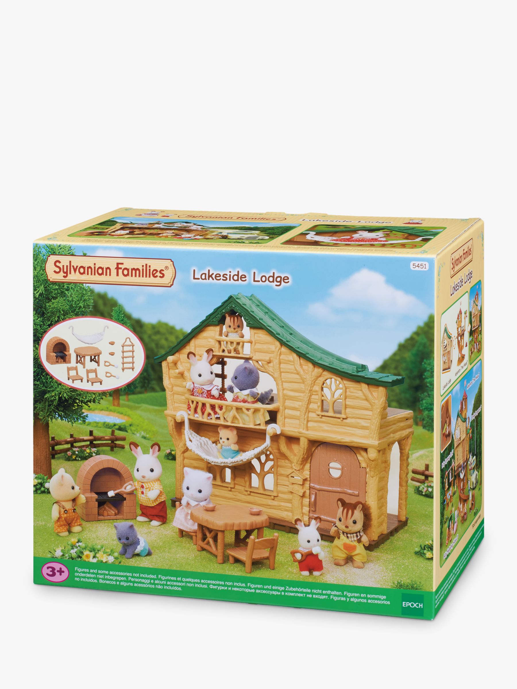 sylvanian families woodland lodge