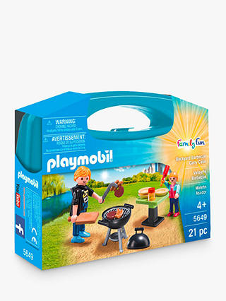 Playmobil Family Fun 5649 Backyard BBQ Carry Case