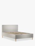John Lewis Emily 2 Drawer Storage Upholstered Bed Frame, King Size, Relaxed Linen Putty