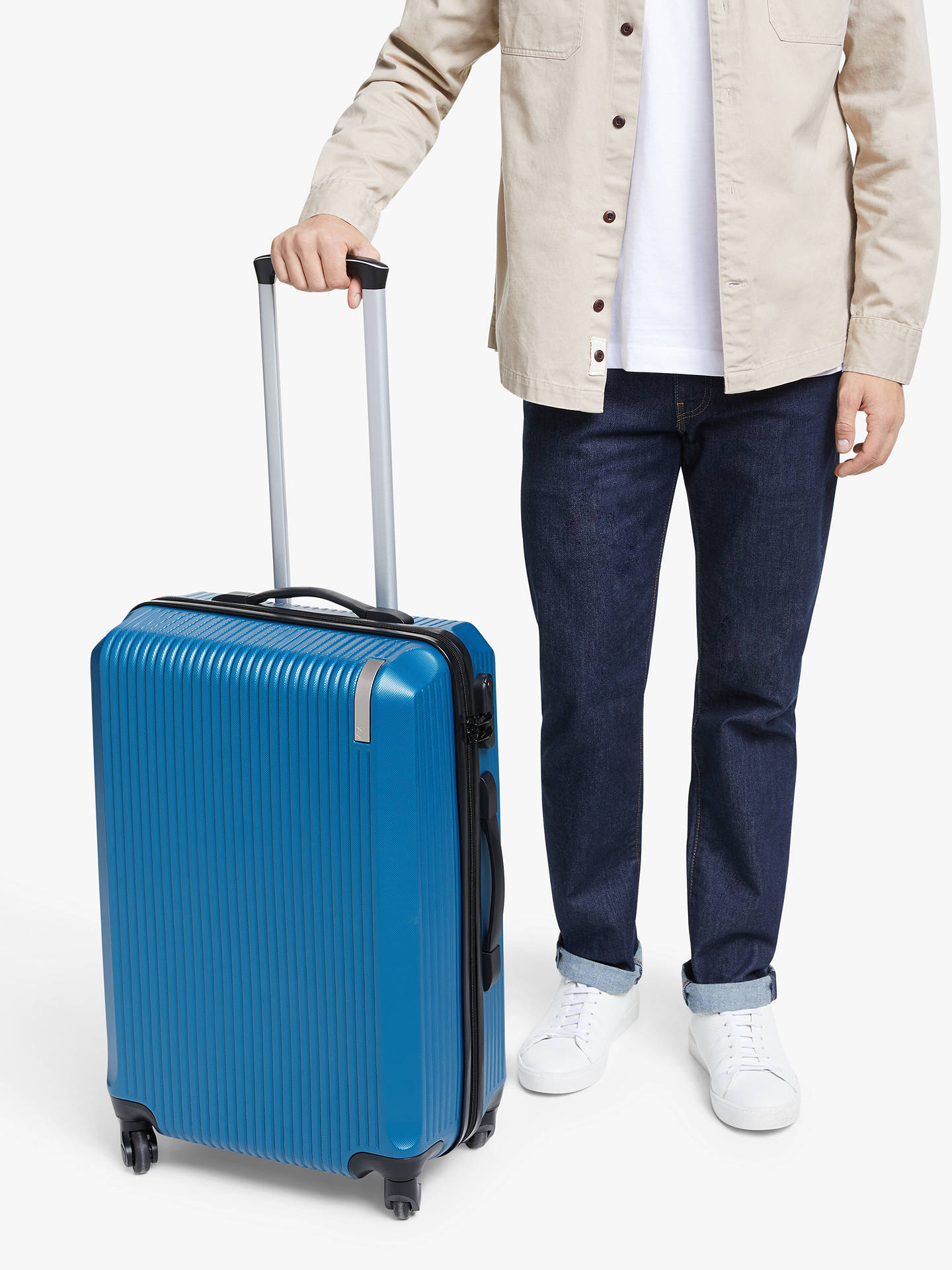 Qubed Theorem 4-Wheel 66cm Medium Suitcase at John Lewis & Partners