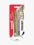 uni-ball PX-20 Gold & Silver Paint Markers, Pack of 2