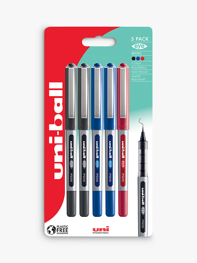 uni-ball 150 Eye Rollerball Pens, Set of 5