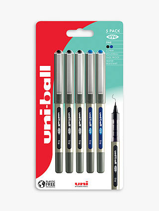 uni-ball 157 Eye Rollerball Pens, Pack of 5