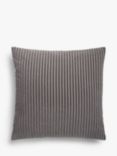 John Lewis ANYDAY Jumbo Cord Cushion, Silver Grey