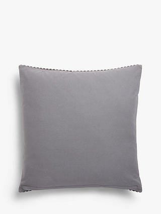 ANYDAY John Lewis & Partners Jumbo Cord Cushion, Silver Grey