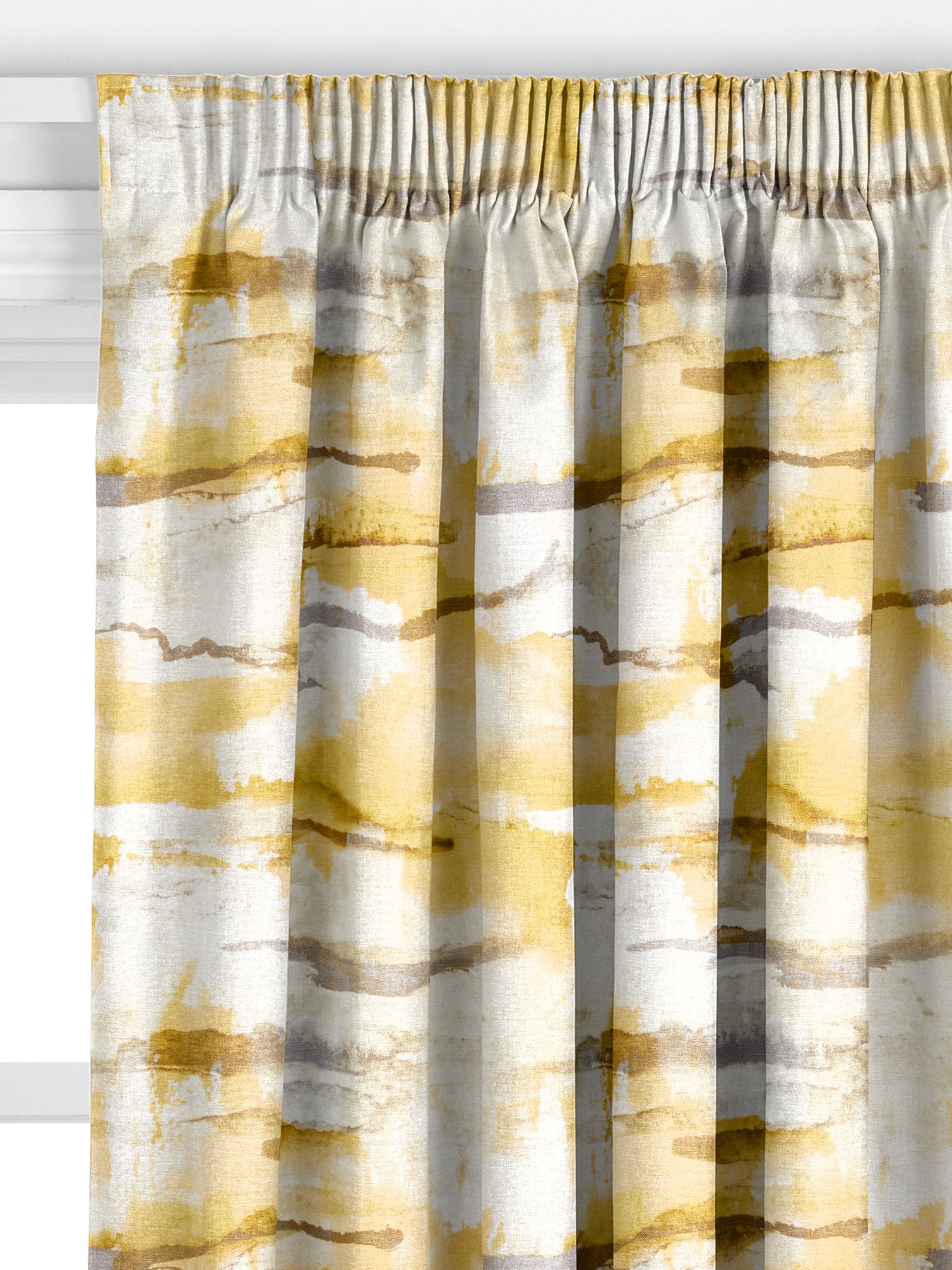 John Lewis Shiomi Made to Measure Curtains, Saffron