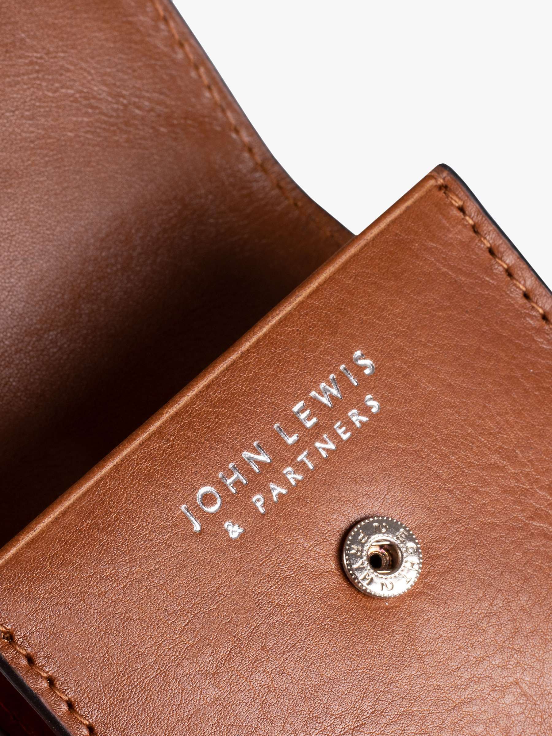 Buy John Lewis Vegetable Tan Leather Coin Holder Online at johnlewis.com