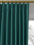 John Lewis Recycled Basketweave Made to Measure Curtains or Roman Blind, Peacock
