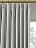 John Lewis Recycled Basketweave Made to Measure Curtains or Roman Blind, Mid Grey