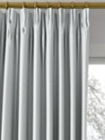 John Lewis Viscose Linen Blend Made to Measure Curtains or Roman Blind, Blue
