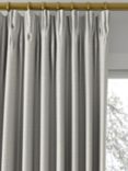 John Lewis Viscose Linen Blend Made to Measure Curtains or Roman Blind, Steel