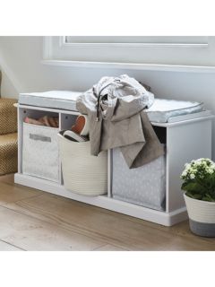 Great Little Trading Co Abbeville Storage Bench, White