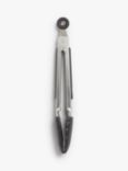 John Lewis Stainless Steel 7" Silicone Head Tongs
