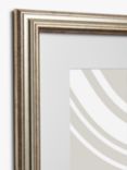 John Lewis Double Photo Ribbed Frame & Mount, 5 x 7" (13 x 18cm), Champagne