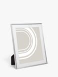 John Lewis Ribbed Daya Photo Frame, Silver