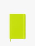 Moleskine Large Hard Cover Ruled Notebook, Lemon Green