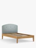 John Lewis Grace Kitami Bed Frame, Small Double, Soft Touch Chenille Duck Egg