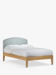 John Lewis Grace Kitami Bed Frame, Small Double, Soft Touch Chenille Duck Egg