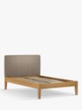 John Lewis Emily Kitami Bed Frame, Small Double, Soft Touch Chenille Mole