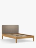 John Lewis Emily Kitami Bed Frame, Double, Soft Touch Chenille Mole