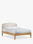 John Lewis Grace Kitami Bed Frame, Double, Cotton Effect Beige