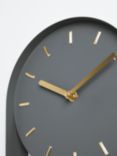 John Lewis Pendulum Metal Analogue Wall Clock, 50cm