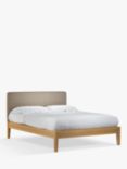 John Lewis Emily Kitami Bed Frame, King Size, Soft Touch Chenille Mole