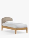 John Lewis Grace Kitami Bed Frame, Single, Soft Touch Chenille Mole