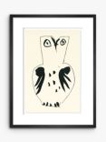 Pablo Picasso - Chouette Framed Print & Mount, 47 x 37cm, White