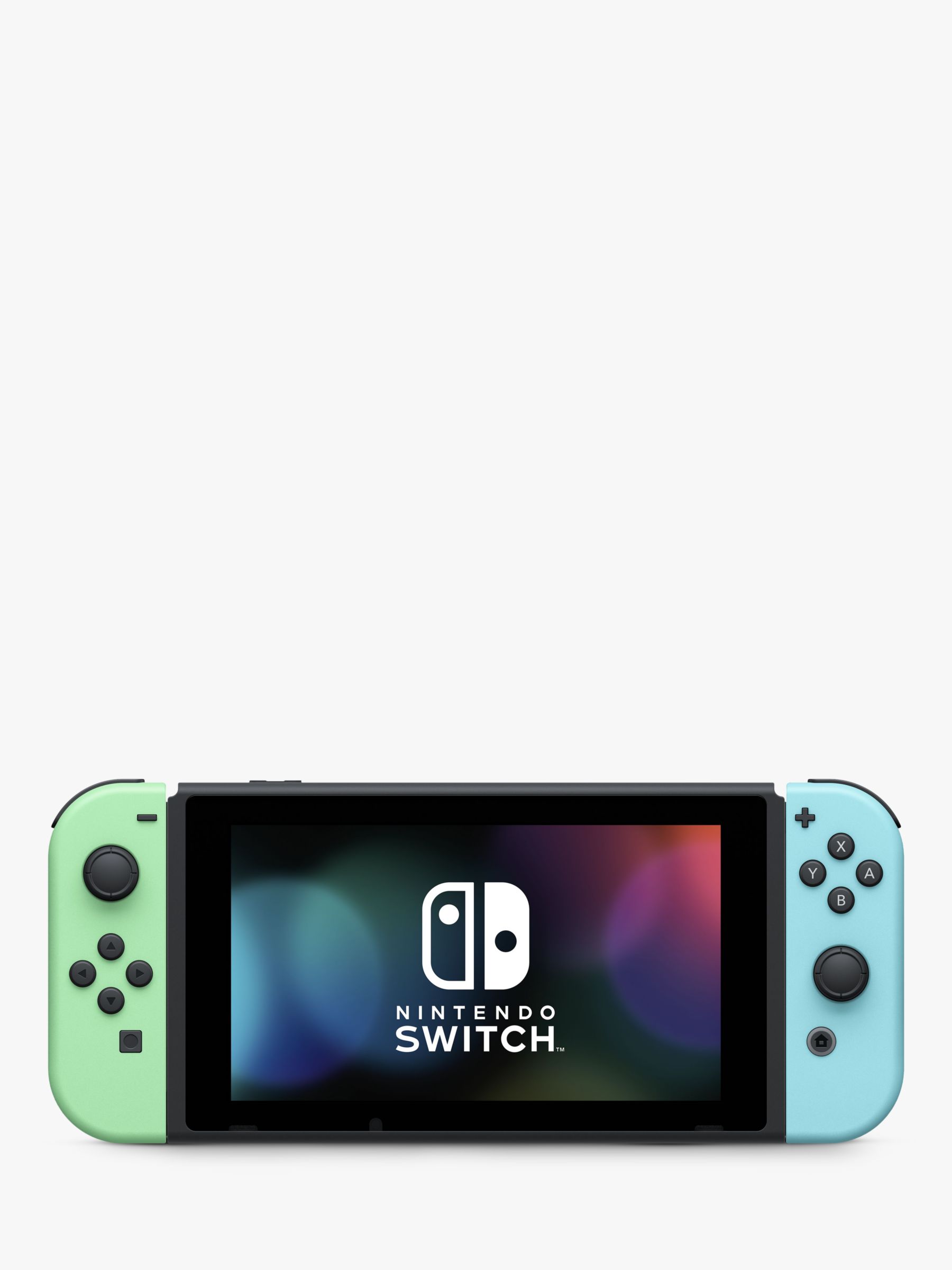 nintendo switch 1.1 console with animal crossing