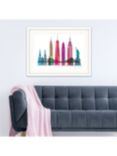 Ilona Drew - New York Skyline Framed Print & Mount, 83.5 x 63.5cm