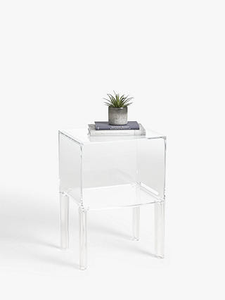 Philippe Starck for Kartell Small Ghost Buster Side Table, Clear