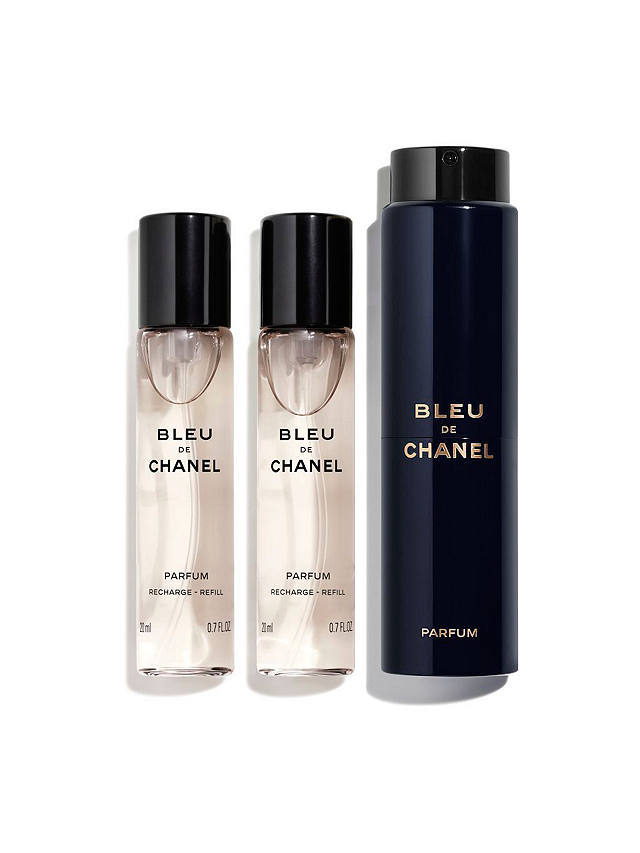 CHANEL Bleu De CHANEL Parfum Twist and Spray, 3 x 20ml at John Lewis &  Partners